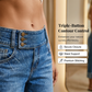 👖 ¡50% DTO. Haz tu preorden! 💙 Jeans Cortos de Pierna Ancha para Mujer – Cintura Alta con Botones y Corte Relajado – Denim Elástico, Perfecto para Looks Casuales o Chic ✨🌸
