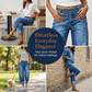 👖 ¡50% DTO. Haz tu preorden! 💙 Jeans Cortos de Pierna Ancha para Mujer – Cintura Alta con Botones y Corte Relajado – Denim Elástico, Perfecto para Looks Casuales o Chic ✨🌸