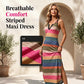 Vestido Maxi con rayas para mujer
