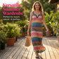 Vestido Maxi con rayas para mujer