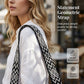 👜 ¡OFERTA LIMITADA 50% OFF! ✨ Bolso Bandolera Vintage de Gran Capacidad para Mujer – Tela Acanalada, Multi-Cremallera, Correa Geométrica 🌿