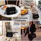 👜 ¡OFERTA LIMITADA 50% OFF! ✨ Bolso Bandolera Vintage de Gran Capacidad para Mujer – Tela Acanalada, Multi-Cremallera, Correa Geométrica 🌿