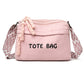 👜 ¡OFERTA LIMITADA 50% OFF! ✨ Bolso Bandolera Vintage de Gran Capacidad para Mujer – Tela Acanalada, Multi-Cremallera, Correa Geométrica 🌿