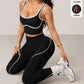 Conjunto de sujetador deportivo y leggings de gran elasticidad para mujer