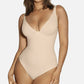Body de color liso, transpirable y moldeador de la barriga