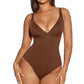 Body de color liso, transpirable y moldeador de la barriga