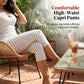 Conjunto de Top Halter con Lunares y Pantalones para Mujer
