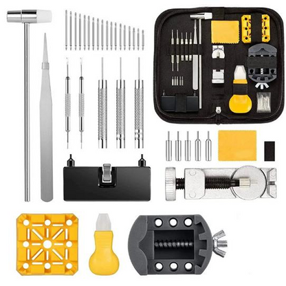 ⏰ ¡Date Prisa - Tiempo Limitado! ⚡ Kit de Herramientas para Reparación de Relojes de 72 Piezas con Herramientas de Precisión y Estuche
