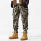🔥50% DE DESCUENTO🪖Pantalones Cargo Camuflaje para Hombre - Puños Elásticos, Multibolsillos, Casual y Outdoor