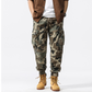 🔥50% DE DESCUENTO🪖Pantalones Cargo Camuflaje para Hombre - Puños Elásticos, Multibolsillos, Casual y Outdoor