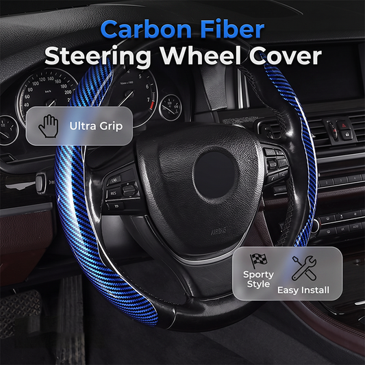 Funda para Volante de Fibra de Carbono Segmentada