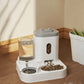 🐱 🍽️ Dispensador Automático 2 en 1 de Comida y Agua para Mascotas – Ideal para Perros, Gatos y Viajes 💧