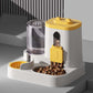 🐱 🍽️ Dispensador Automático 2 en 1 de Comida y Agua para Mascotas – Ideal para Perros, Gatos y Viajes 💧