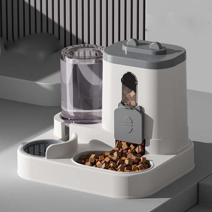 🐱 🍽️ Dispensador Automático 2 en 1 de Comida y Agua para Mascotas – Ideal para Perros, Gatos y Viajes 💧