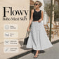 ⏳¡50% de DESCUENTO por Tiempo Limitado⏰ Falda Midi de Lunares para Mujer 🌟👗