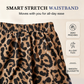 Falda Maxi con Estampado de Leopardo y Abertura Alta para Mujer