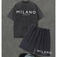 👕🩳 Conjunto Casual de Camiseta y Shorts para Hombre – ¡50% DESCUENTO! Corte relajado, transpirable, perfecto para el verano. 🔥☀️