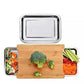 🔪 ¡50% DE DESCUENTO! 🥗 Tabla de cortar de madera con bandejas extraíbles – Recipientes integrados, resistente y compacta – Perfecta para cortar con precisión y servir fácilmente 🪵
