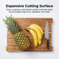 🔪 ¡50% DE DESCUENTO! 🥗 Tabla de cortar de madera con bandejas extraíbles – Recipientes integrados, resistente y compacta – Perfecta para cortar con precisión y servir fácilmente 🪵