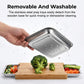 🔪 ¡50% DE DESCUENTO! 🥗 Tabla de cortar de madera con bandejas extraíbles – Recipientes integrados, resistente y compacta – Perfecta para cortar con precisión y servir fácilmente 🪵
