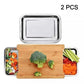 🔪 ¡50% DE DESCUENTO! 🥗 Tabla de cortar de madera con bandejas extraíbles – Recipientes integrados, resistente y compacta – Perfecta para cortar con precisión y servir fácilmente 🪵