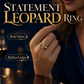 🎉 Rebajas 2026 — ¡Más de 44 000 vendidos! 💍 Anillo Ovalado Vintage con Estampado de Leopardo – Estilo Llamativo y Piedras Brillantes 🐆