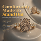 🎉 Rebajas 2026 — ¡Más de 44 000 vendidos! 💍 Anillo Ovalado Vintage con Estampado de Leopardo – Estilo Llamativo y Piedras Brillantes 🐆