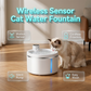 🐱 Fuente de Agua Automática Inalámbrica para Gatos – Sensor Inteligente, IPX7 Impermeable y Silenciosa 💧✨