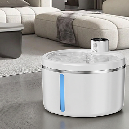 🐱 Fuente de Agua Automática Inalámbrica para Gatos – Sensor Inteligente, IPX7 Impermeable y Silenciosa 💧✨