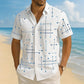 👔 📐 Camisa de Hombre con Estampado Geométrico de Corte Holgado – 2026 SALE — ¡Más de 36.200 vendidos!