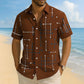 👔 📐 Camisa de Hombre con Estampado Geométrico de Corte Holgado – 2026 SALE — ¡Más de 36.200 vendidos!