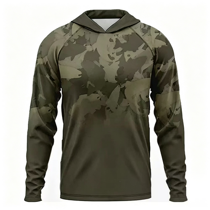 🎉 ¡TIEMPO LIMITADO 50% OFF! 🎣 Sudadera con Capucha de Pesca UPF 50+ – Pesca Sin Quemarte ☀️