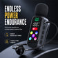 Auriculares Bluetooth Karaoke con Clip de Solapa Seguro