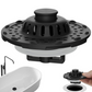 🧴 ¡50% DE DESCUENTO AHORA! 🧂 Colador de Fregadero de Cocina en Acero Inoxidable – Anticorrosión y Doble Función (Tapador + Filtro) 🥗