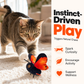 🦸🐱 Juguete Mariposa con Sensor Inteligente para Gatos – ¡50% DESCUENTO! Activado por Movimiento, Vuelo Realista y Diversión Interactiva 🔥✨