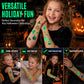 🎃💡 ¡Ilumina tu Look de Halloween! Tatuajes Temporales Fluorescentes que Brillan en la Oscuridad | Resistentes al Agua y Accesorios Divertidos para Fiestas