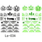 🎃💡 ¡Ilumina tu Look de Halloween! Tatuajes Temporales Fluorescentes que Brillan en la Oscuridad | Resistentes al Agua y Accesorios Divertidos para Fiestas