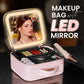 💝 Neceser de Maquillaje Portátil con Espejo LED – Luz Natural, Compartimentos Ajustables y Recargable ✨
