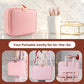 💝 Neceser de Maquillaje Portátil con Espejo LED – Luz Natural, Compartimentos Ajustables y Recargable ✨