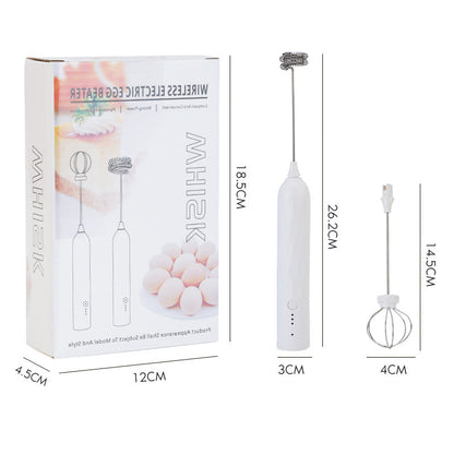 ☕ ¡50% DESCUENTO AHORA! ☕ ¡Más de 22.800 Vendidos! 🌀 Espumador de Leche Portátil – 3 Velocidades, Recargable por USB ✨