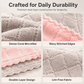 🧹 Paño de Microfibra Doble Cara – Ultra Absorbente, Antigrasa y Suave – Ideal para Cocina, Baño y Hogar ✨