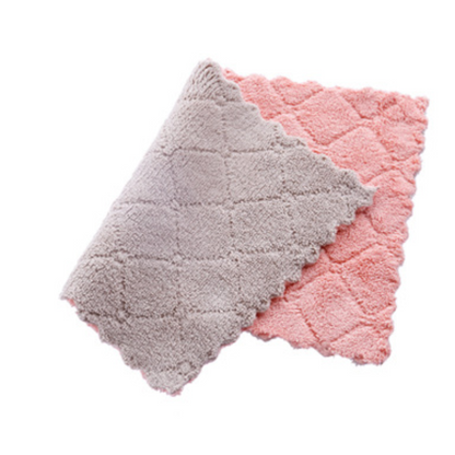 🧹 Paño de Microfibra Doble Cara – Ultra Absorbente, Antigrasa y Suave – Ideal para Cocina, Baño y Hogar ✨