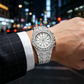 ✨ Reloj de Cuarzo de Lujo para Hombre – Brillante y Elegante. Resistente al Agua, Anti-Arañazos y Diseñado para Destacar. 😎⌚