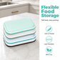 🍱 Fiambrera de Silicona Portátil Apta para Alimentos – Flexible, Hermética y Fácil de Limpiar – Ideal para Trabajo, Escuela y Viajes ✨