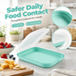 🍱 Fiambrera de Silicona Portátil Apta para Alimentos – Flexible, Hermética y Fácil de Limpiar – Ideal para Trabajo, Escuela y Viajes ✨