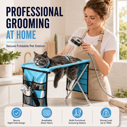 🐕🛏️ Cama de Peluquería 2 en 1 para Mascotas – ¡60% DE DESCUENTO! Mesa de Peluquería + Cama Acogedora en Una – Portátil· Fácil de Limpiar y Perfecta para Casa y Viaje 🔥💪✨