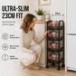 🛒 Carrito de Almacenamiento Móvil Multiusos – 3/4 Niveles, Rejilla Metálica y Ruedas – Compacto y Versátil para Cocina, Baño y Oficina ✨