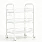 🛒 Carrito de Almacenamiento Móvil Multiusos – 3/4 Niveles, Rejilla Metálica y Ruedas – Compacto y Versátil para Cocina, Baño y Oficina ✨