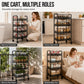 🛒 Carrito de Almacenamiento Móvil Multiusos – 3/4 Niveles, Rejilla Metálica y Ruedas – Compacto y Versátil para Cocina, Baño y Oficina ✨