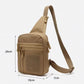 🎒 Bolso Cruzado Multifuncional Impermeable para Exteriores – Ligero, Cómodo y Versátil